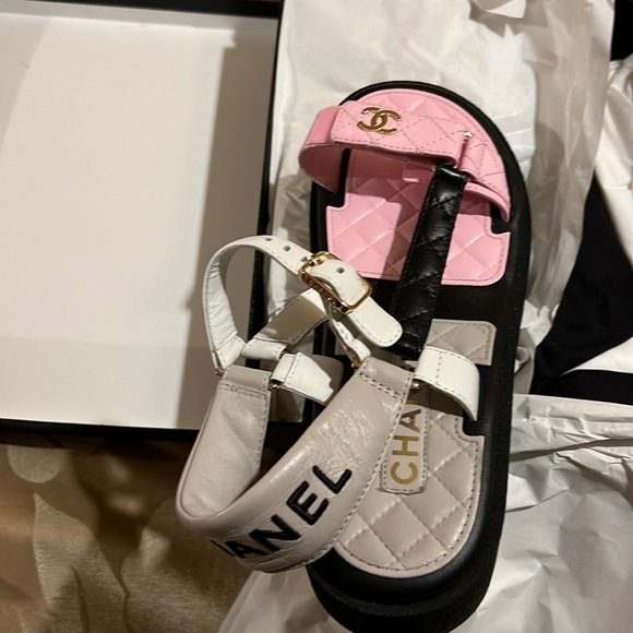 Chanel Multi-coloured Dad Sandals - Picture 4 of 8